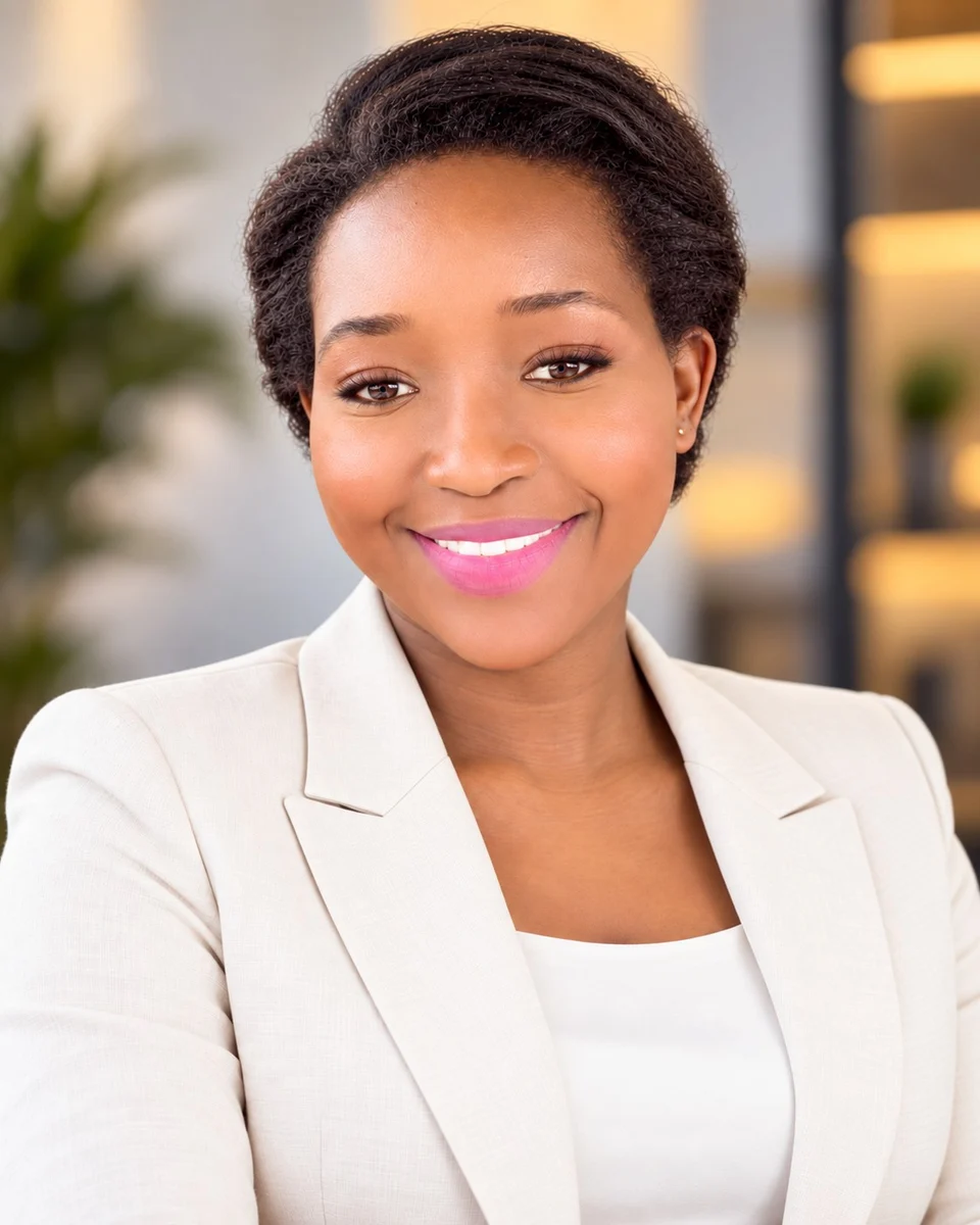Portrait of Sasha Agwah, founder of AvariHQ.