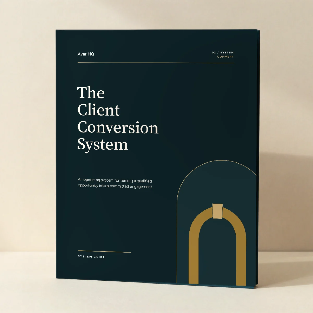 The Client Conversion System System Guide cover.